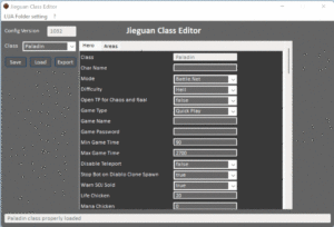 Diablo 2 Resurrected Bot Config Interface